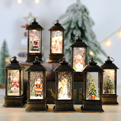 Christmas LED Snow-Glitter Lanterns — Bring the Holiday Magic Home