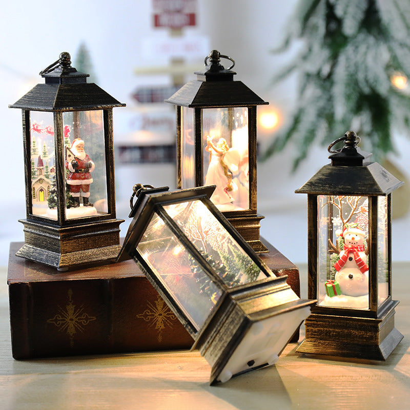Christmas LED Snow-Glitter Lanterns — Bring the Holiday Magic Home