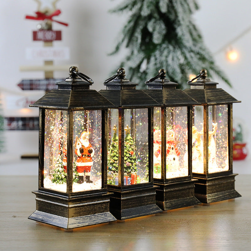 Christmas LED Snow-Glitter Lanterns — Bring the Holiday Magic Home